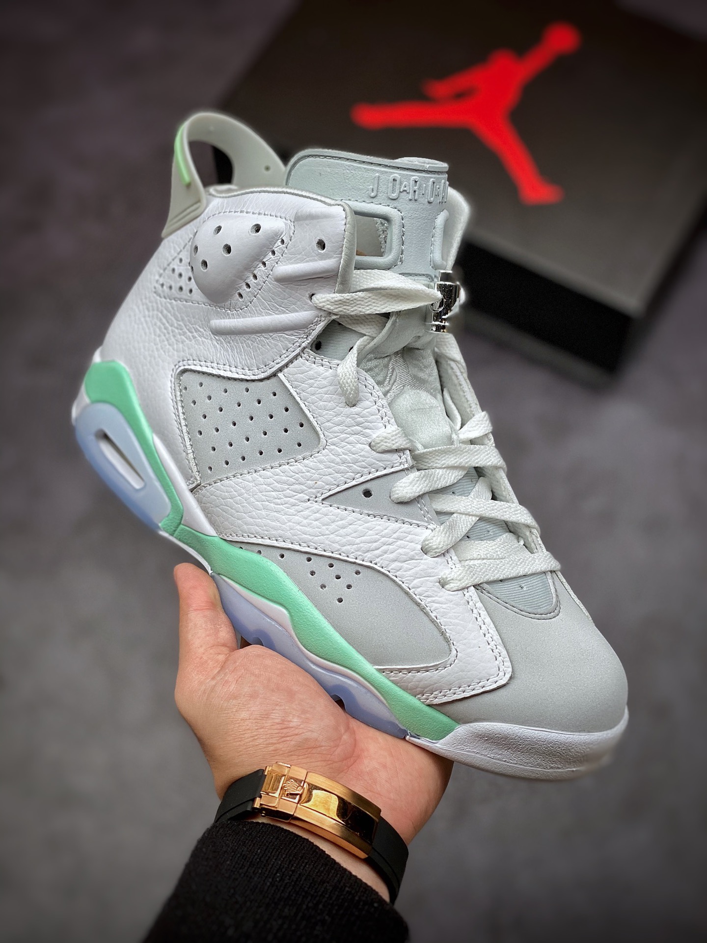 450 #纯原 Air Jordan 6 “Mint Foam” AJ6 白薄荷绿色 清新简约 DQ4914-103