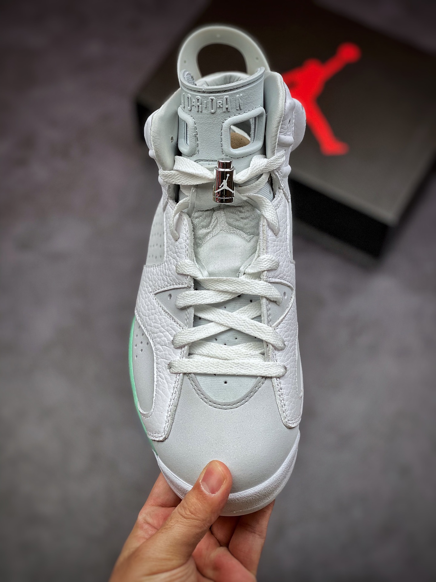 450 #纯原 Air Jordan 6 “Mint Foam” AJ6 白薄荷绿色 清新简约 DQ4914-103