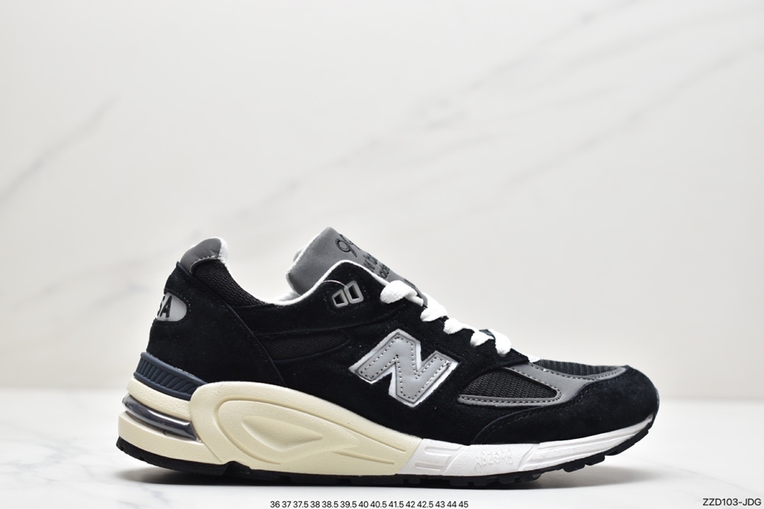 New Balance Made in USA 990V2 high-end American series classic retro casual sports jogging shoes M990BK5