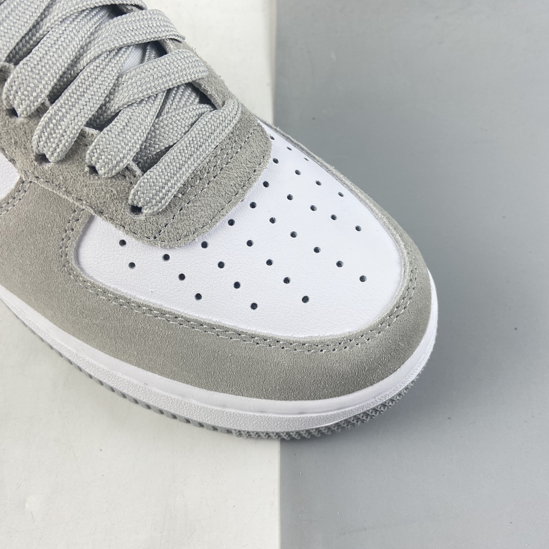 P200 NIKE Air Force 1’07 Low 米白蓝勾 空军一号低帮休闲板鞋 DH7568-001