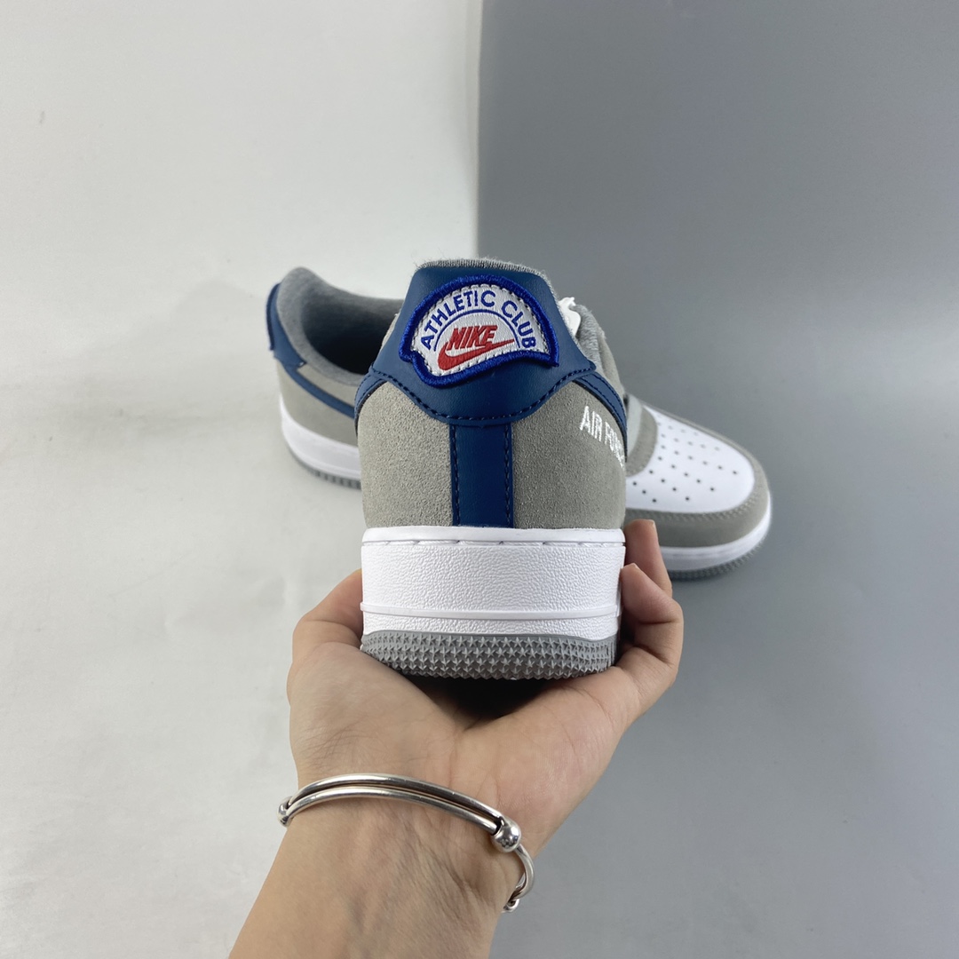 P200 NIKE Air Force 1’07 Low 米白蓝勾 空军一号低帮休闲板鞋 DH7568-001