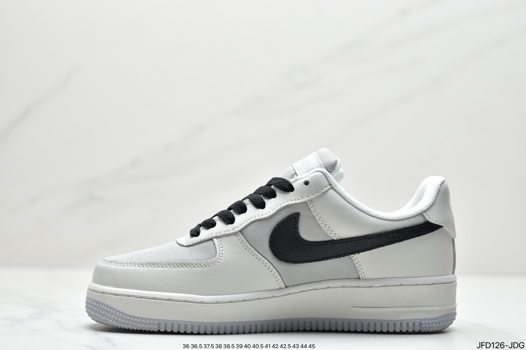 170 耐克Nike Air Force 1 Gore-Tex 机能风 米灰色 空军一号低帮百搭休闲运动板鞋DO2760-206