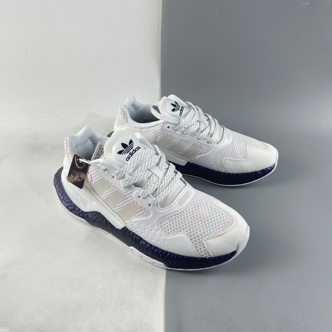 Adidas Originals 2020 Day Jogger Boost Clover 2020 Edition Jogger Series High Elastic Retro Casual Sports Running Shoes FW5896