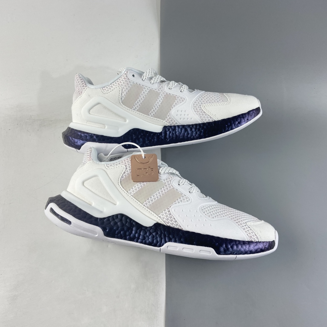 Adidas Originals 2020 Day Jogger Boost Clover 2020 Edition Jogger Series High Elastic Retro Casual Sports Running Shoes FW5896