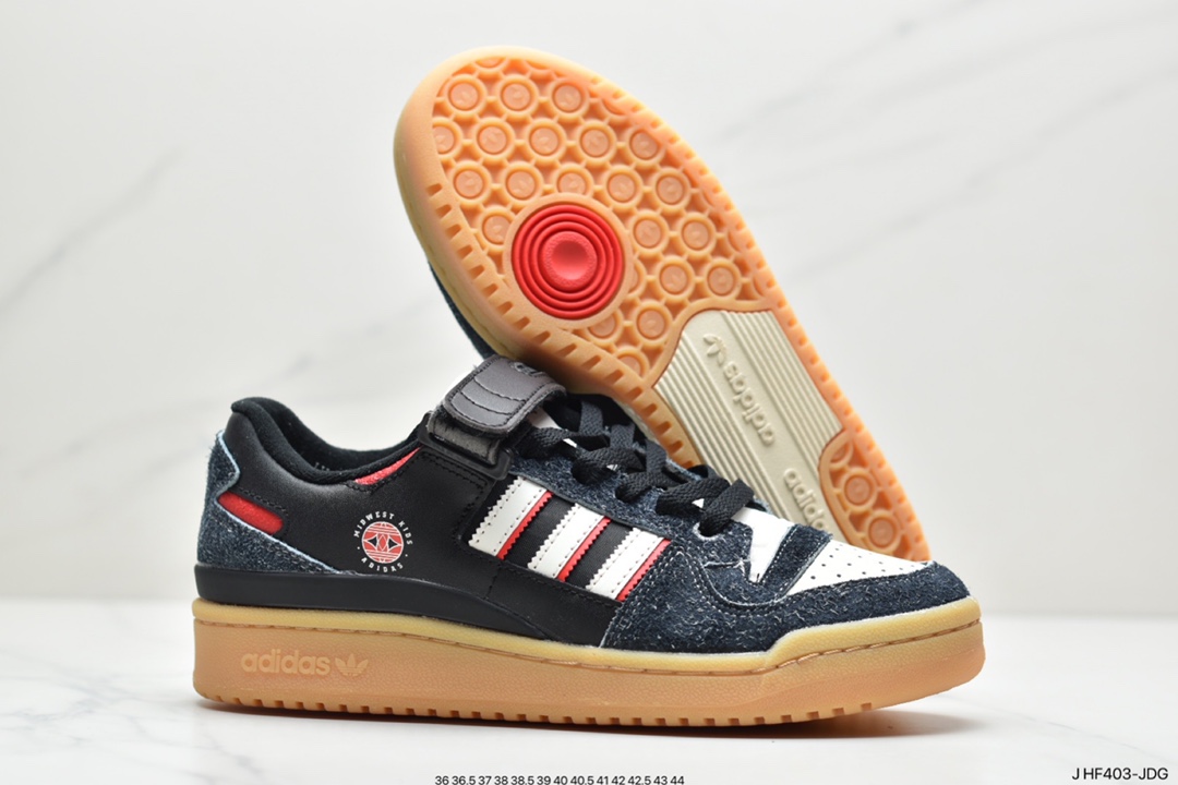 BAdidas Bunny x Adidas Originals Forum Low low-top all-match trend casual sports sneakers GW0035