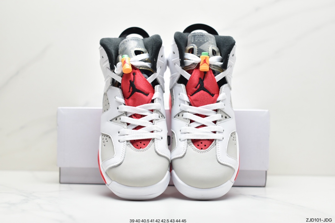 240 乔丹/Air Jordan【纯原】aj6 AJ6 6代Air Jordan 6 “Hare”一款兔八哥 Air Jordan 6 实物迎来曝光CT8529-062