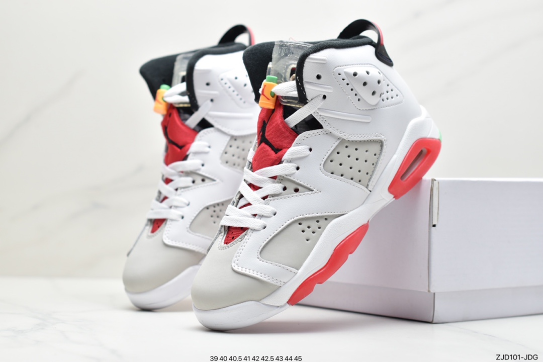 240 乔丹/Air Jordan【纯原】aj6 AJ6 6代Air Jordan 6 “Hare”一款兔八哥 Air Jordan 6 实物迎来曝光CT8529-062