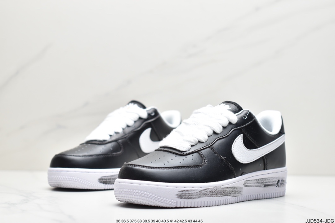 190 GD亲自教你穿搭,携手G-Dragon权志龙个人品牌PEACEMINUSONE x Nike Air Force 1”Para-noise”空军低帮经典百搭休闲运动板鞋AQ3692