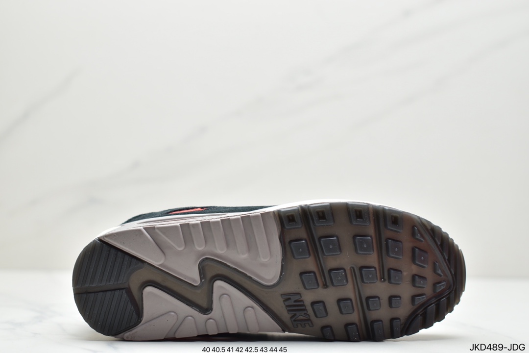 160 跨界联乘著名化工面料品牌3M公司 x Nike Air Max 90”3M Anthracite”复古气垫百搭休闲运动慢跑鞋“CZ2975-002
