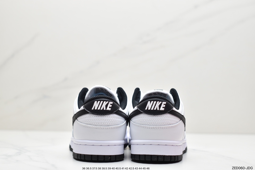 SB white and black DUNIKE black and white simple NIKE DuNIKE SB Low board shoes DD1503-113