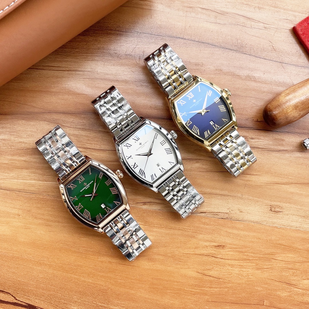 酒桶新品 震撼上市 最新： 江诗丹顿 Vacheron Constsntin 三针设计 类型：精品男士腕表 表带：316精钢表带 机芯：高端全自动机械机芯 镜面：矿物质强化玻璃更高清 品味高雅 浩瀚大气 匠心独运 腕间瑰宝 尺寸：直径42mm厚12.5mm