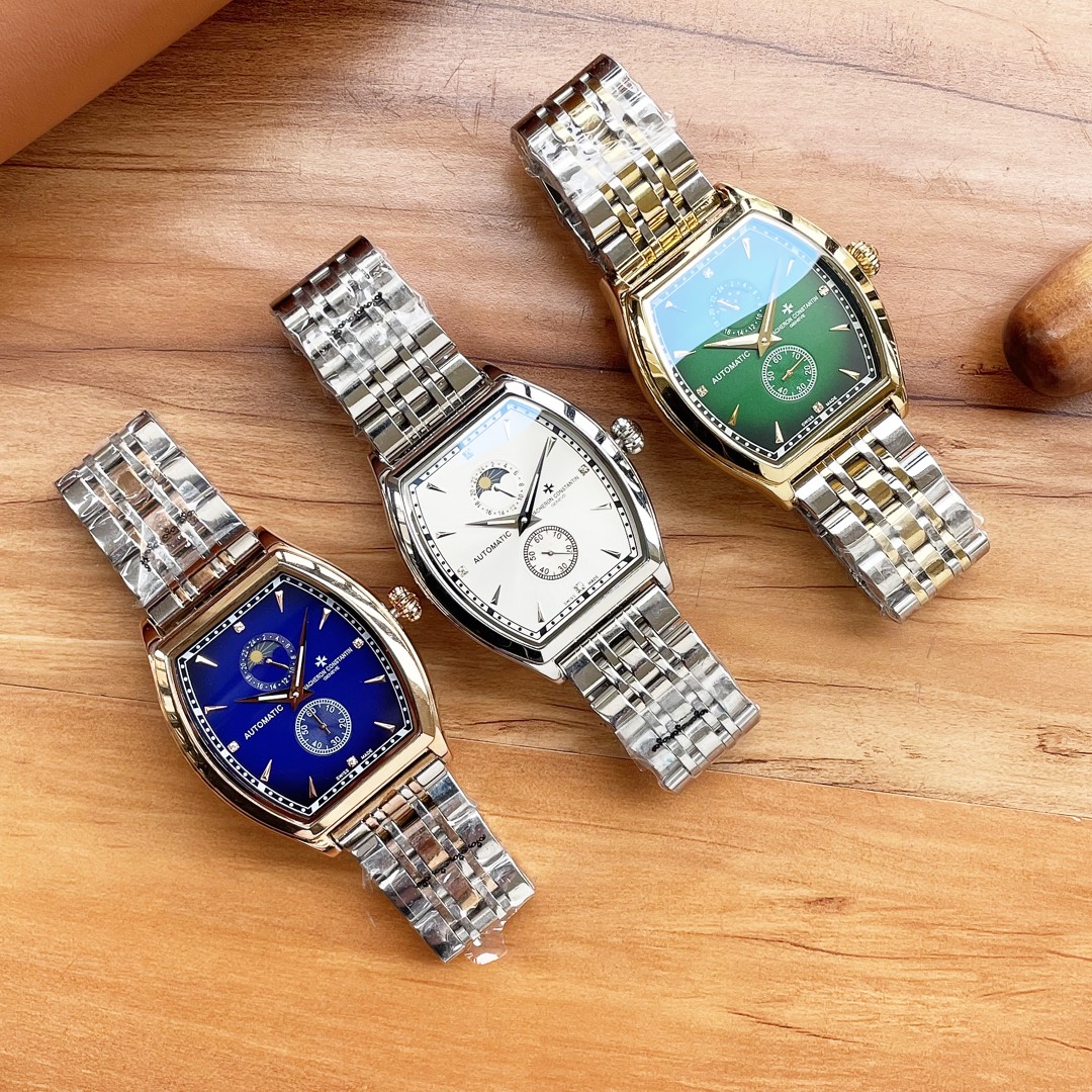 酒桶新品 震撼上市 最新： 江诗丹顿 Vacheron Constsntin 四针设计 类型：精品男士腕表 表带：316精钢表带 机芯：高端全自动机械机芯 镜面：矿物质强化玻璃更高清 品味高雅 浩瀚大气 匠心独运 腕间瑰宝 尺寸：直径42mm厚12.5mm “},”tags”:[{“tagId”:28738,”tagName”:”Vacheron Constsntin watches”}],”online”:true,”addedWatermarks”:[0,0,0,0,0,0,0,0,0],”miniapp_path”:”pages/goods_detail/index?shop_id=A205053099382&goods_id=I20418212736012