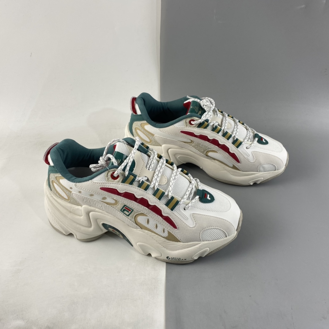 Fila FUSION RJV series net red dad wind increased retro neutral casual shoes F12W141107FSL