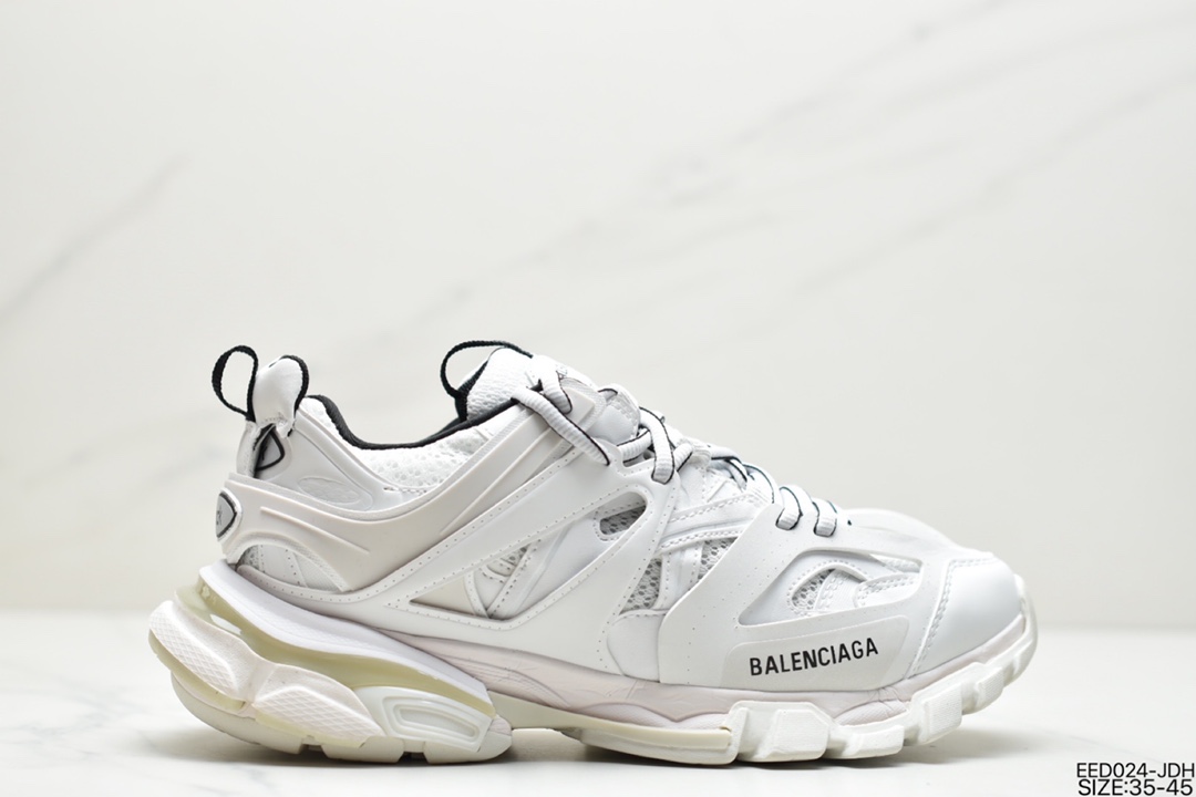 High luxury brand-BALENCIAGA Track Trainers 3.0 generation retro wild running grandma trend all-match jogging shoes 542436 W1GB1 9059