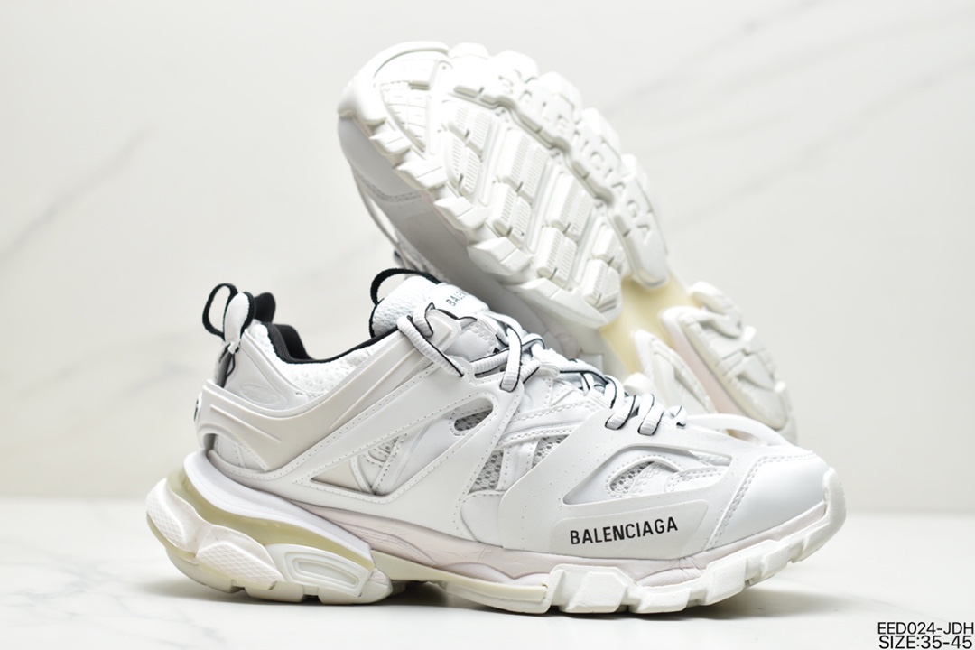 High luxury brand-BALENCIAGA Track Trainers 3.0 generation retro wild running grandma trend all-match jogging shoes 542436 W1GB1 9059