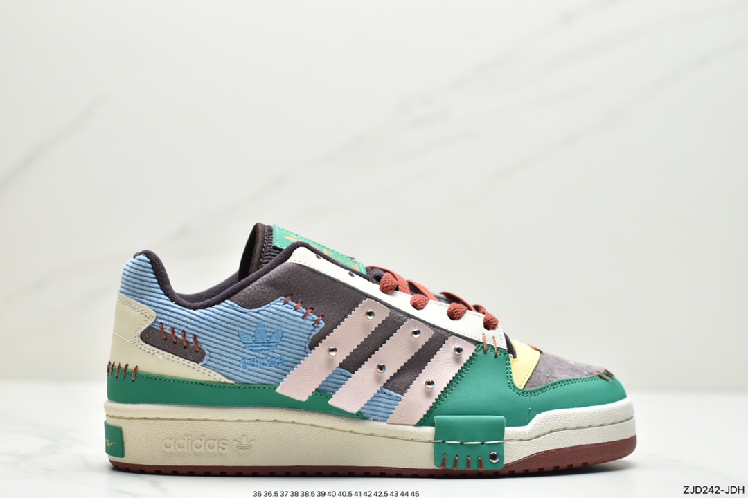 Melting Sadness x Adidas Clover Originals Forum 84 Low ”Karoro” Roman Collection Velcro GW8724