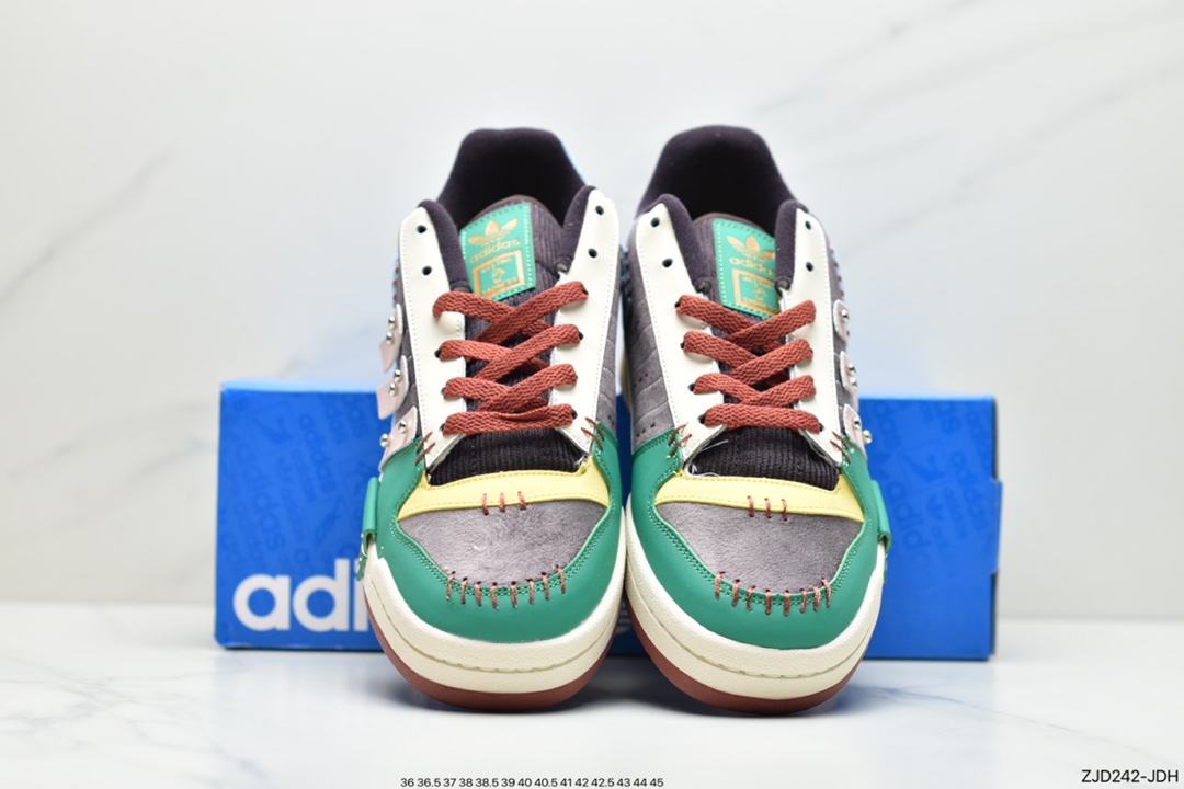 Melting Sadness x Adidas Clover Originals Forum 84 Low ”Karoro” Roman Collection Velcro GW8724