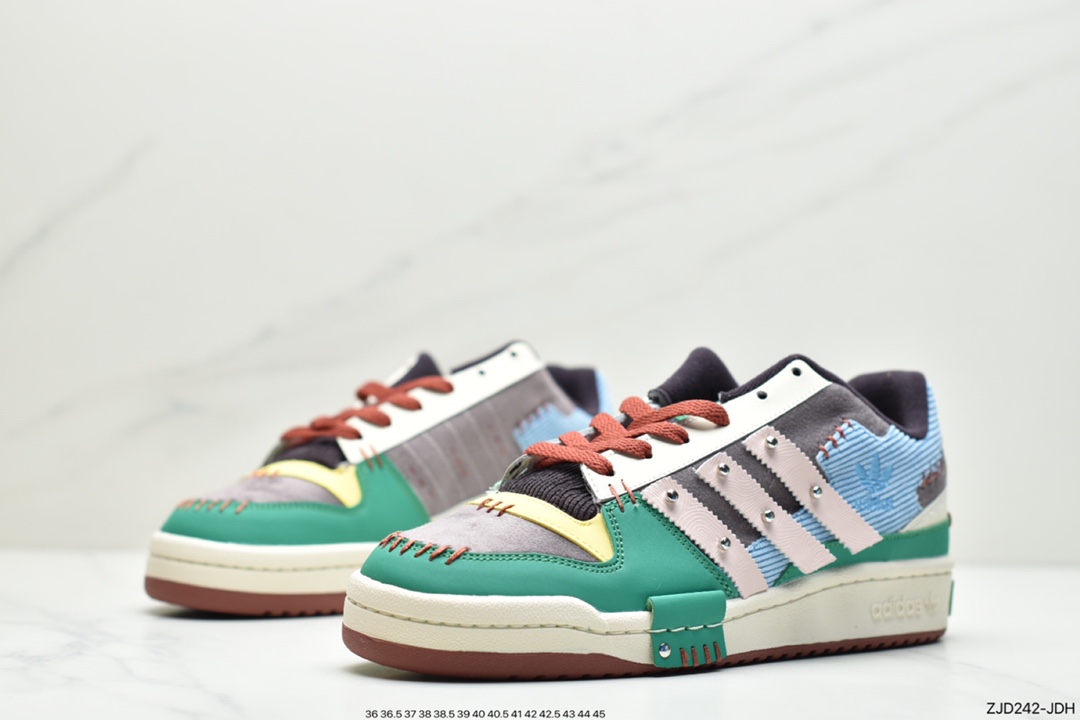 Melting Sadness x Adidas Clover Originals Forum 84 Low ”Karoro” Roman Collection Velcro GW8724