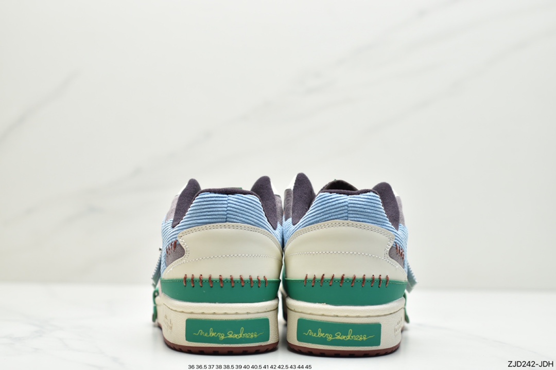 Melting Sadness x Adidas Clover Originals Forum 84 Low ”Karoro” Roman Collection Velcro GW8724