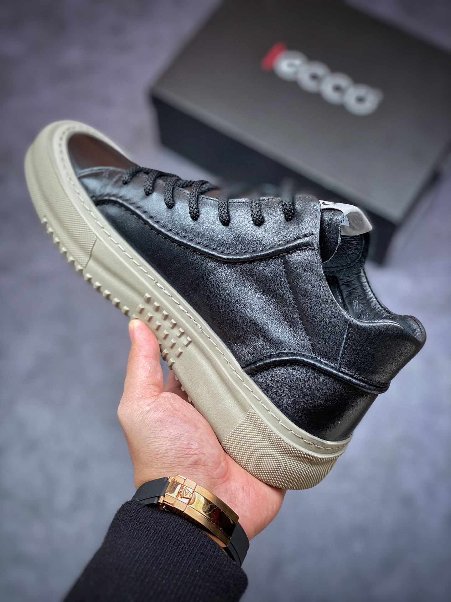 ecco love step 2022 new hot style soft cool No. 7 series simple, durable and refreshing version men's all-match casual sneakers