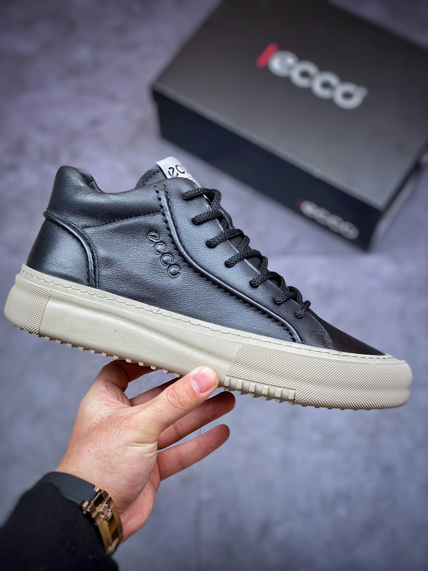 ecco love step 2022 new hot style soft cool No. 7 series simple, durable and refreshing version men's all-match casual sneakers