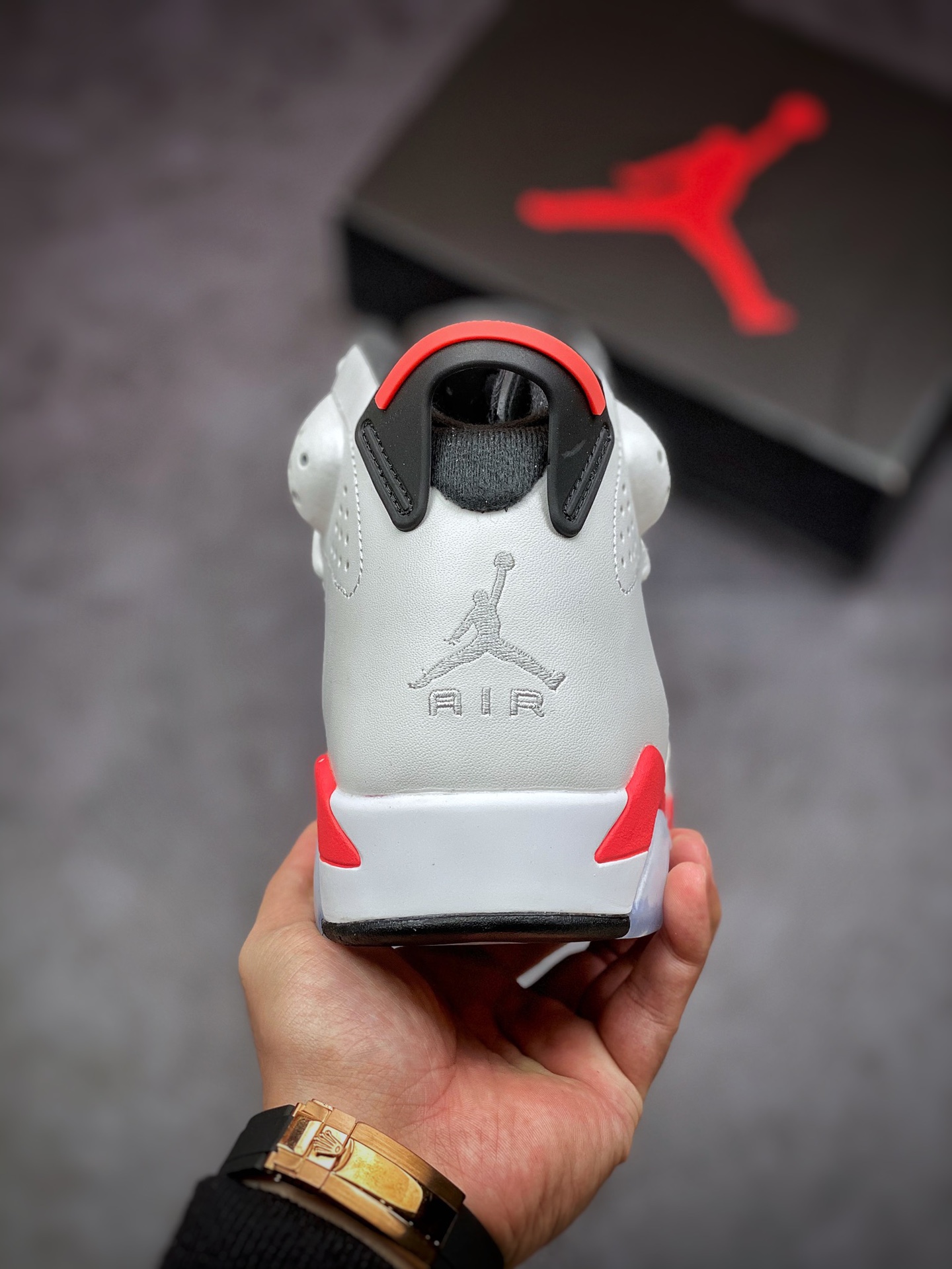 280 Air Jordan 6 Retro Infrared White 红白 樱木 384664-123