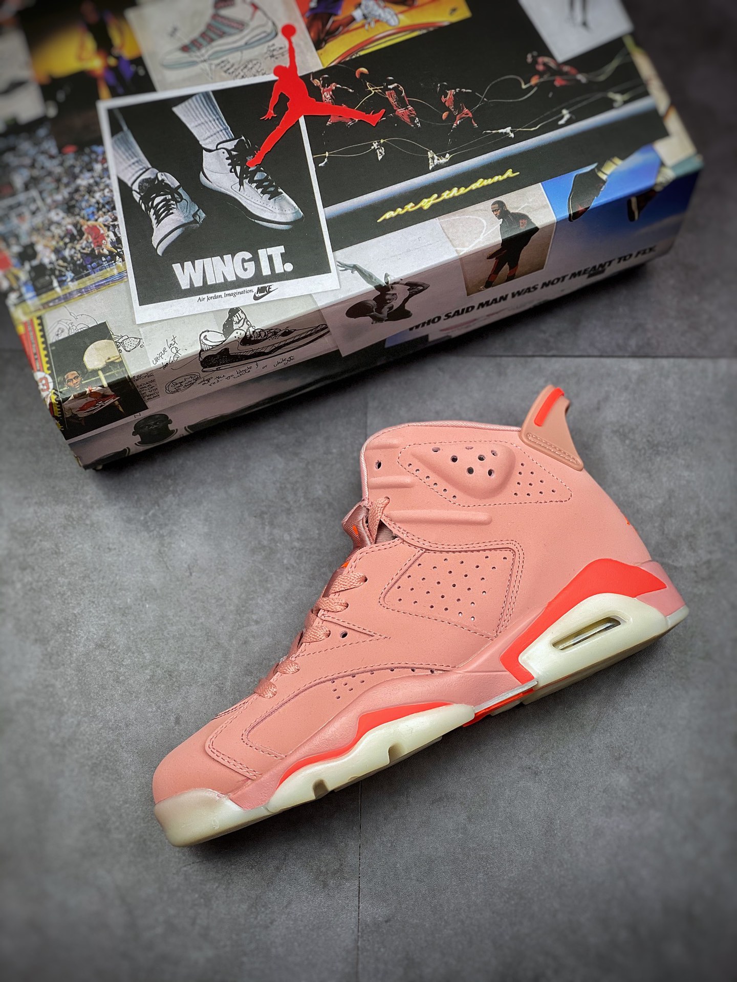 280 Air Jordan 6 Retro NRG Aleali May 复古简约 CI0550-600