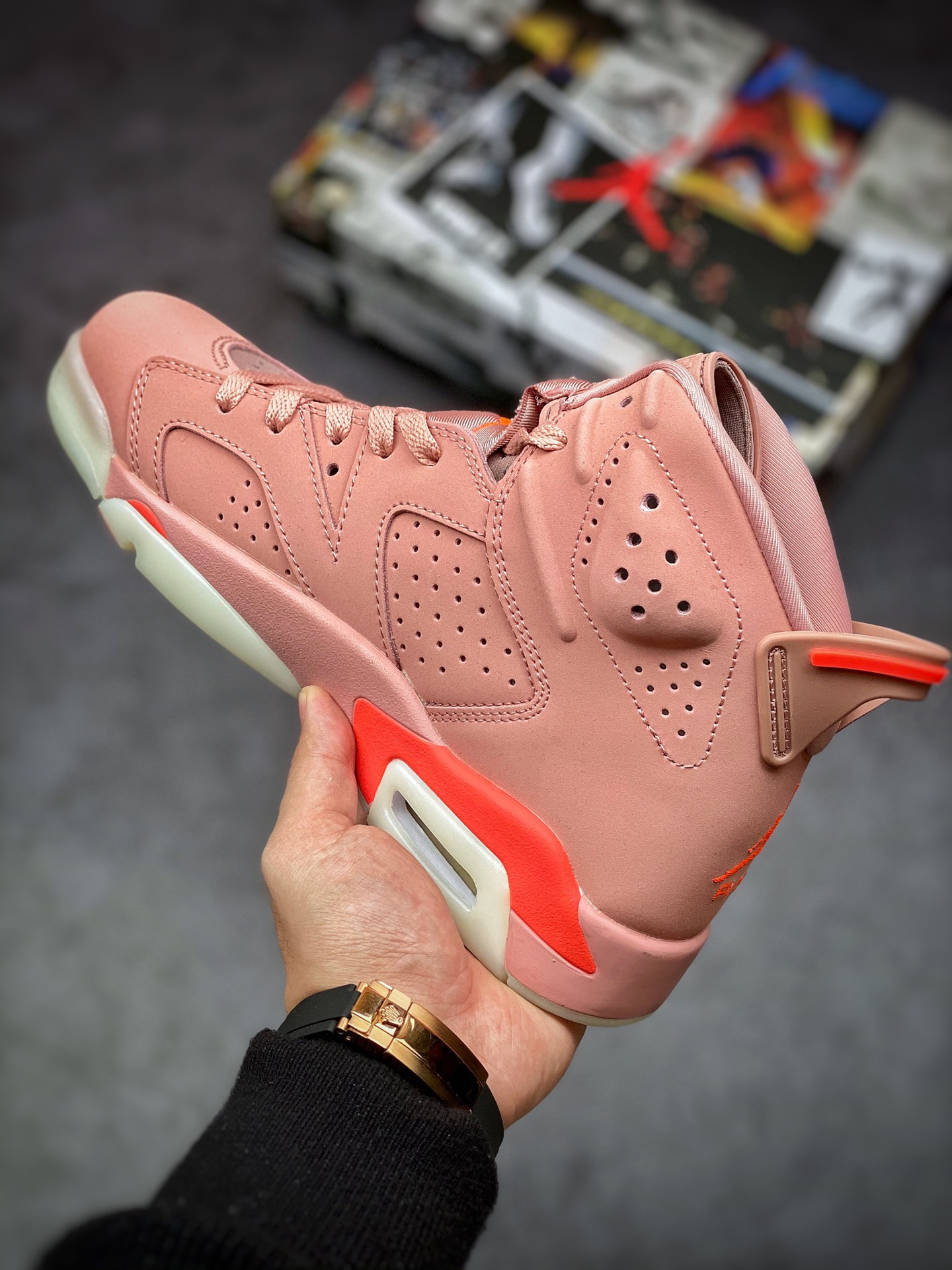 280 Air Jordan 6 Retro NRG Aleali May 复古简约 CI0550-600