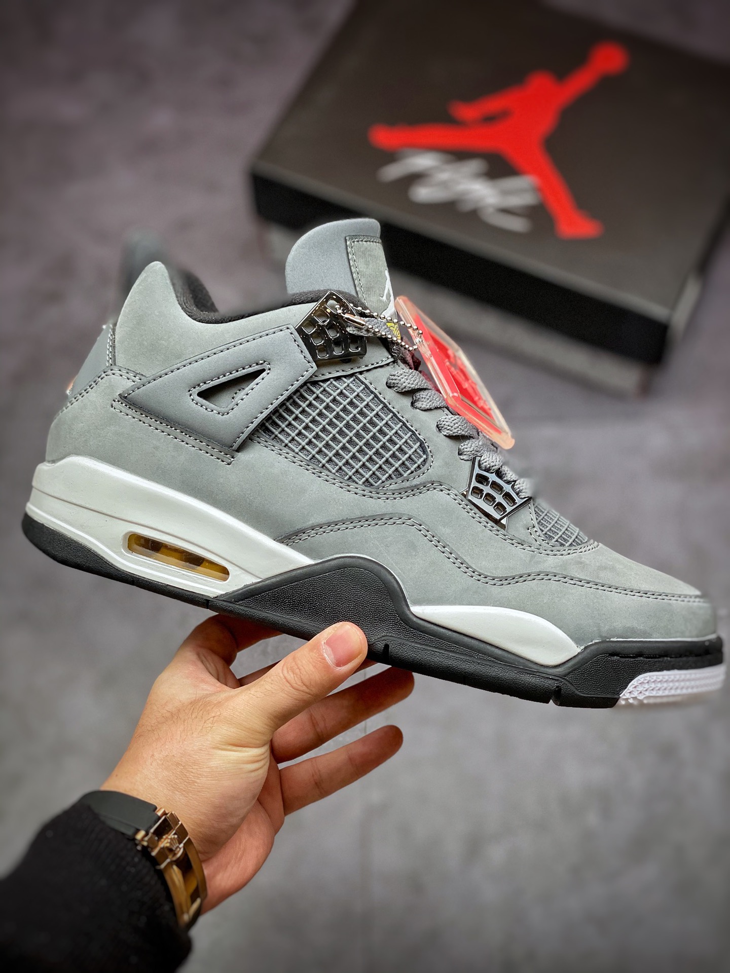 300 原厂原材料版本 AJ4 Air Jordan 4 Retro ”Cool Grey” AJ4酷灰308497-007-莆田鞋,莆田鞋货源,高仿鞋,高仿鞋货源,安福档口,莆田高仿鞋,莆田鞋批发,高仿鞋批发,莆田高仿运动鞋,高仿运动鞋,莆田运动鞋 300 原厂原材料版本 AJ4 Air Jordan 4 Retro ”Cool Grey” AJ4酷灰308497-007