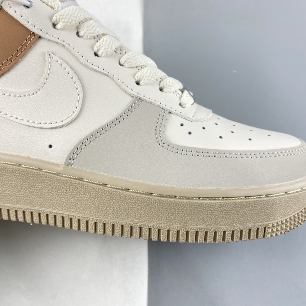 P240 NIKE Air Force 1’07 Low 米白棕色 空军一号低帮休闲板鞋 BS8871-107