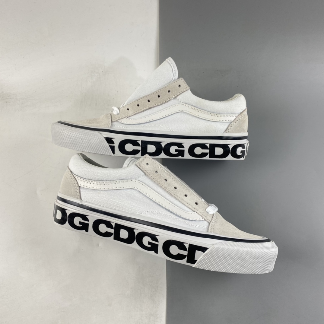 CDG x Vans Og Old Skool Lx new joint low-top casual shoes VN0A4P3X60D