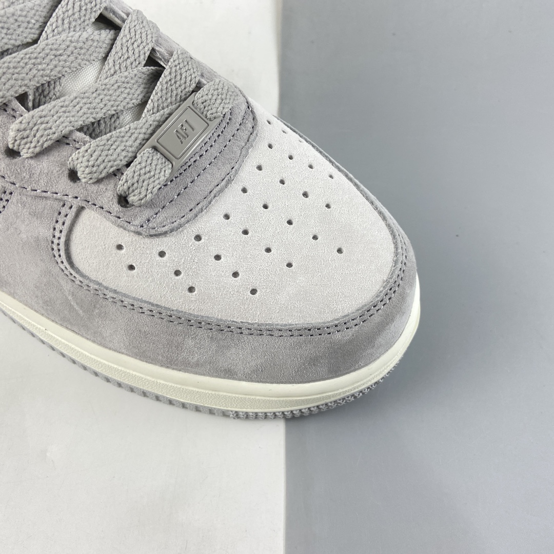 P260 NIKE Air Force 1’07 Mid 米灰黑配色 空军一号中帮休闲板鞋 DG9158-616