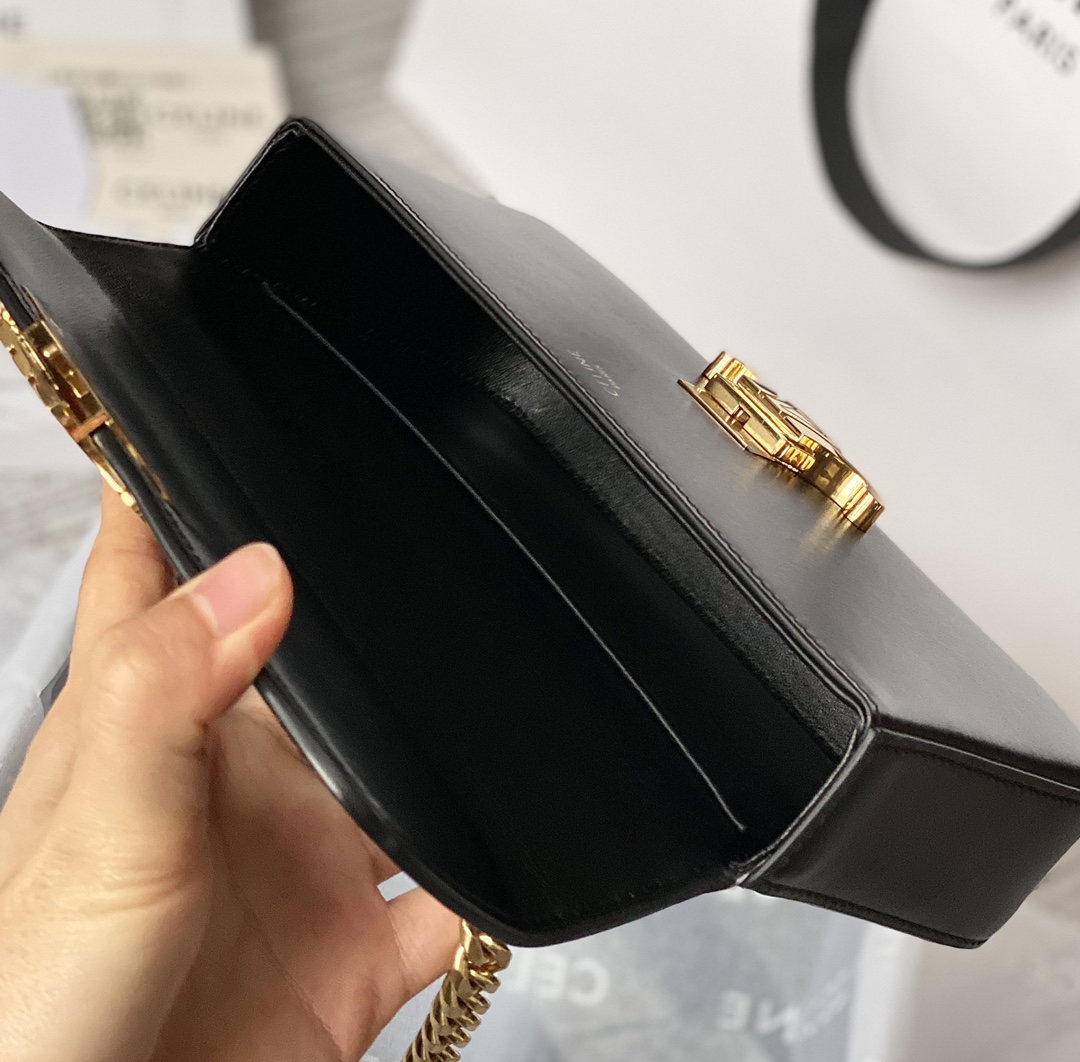 CELINE 秀场新品 最新经典款链条腋下包 197992黑