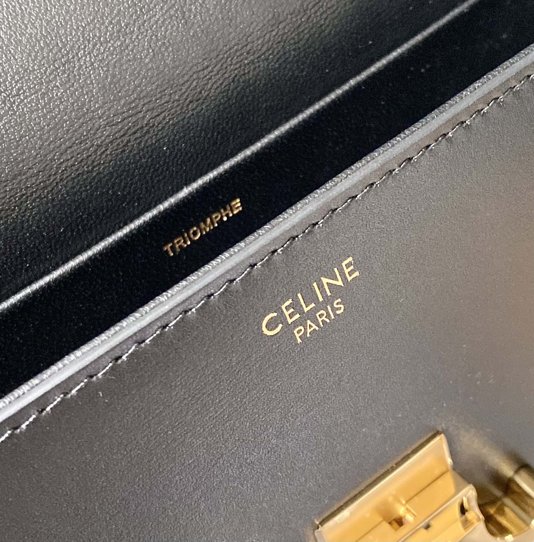 CELINE 秀场新品 最新经典款链条腋下包 197992黑