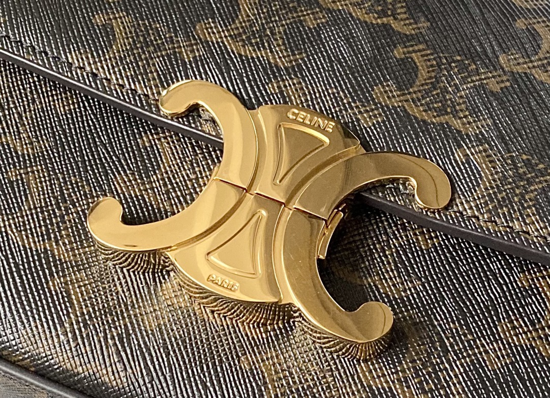 CELINE 秀场新品 最新经典款链条腋下包 197992老花