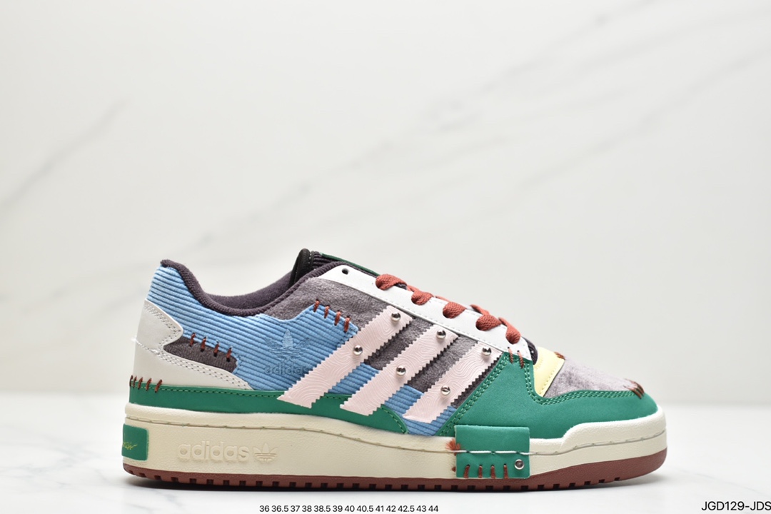 Melting Sadness x Adidas Clover Originals Forum 84 Low ”Karoro” Rome Series Sneakers GW8724