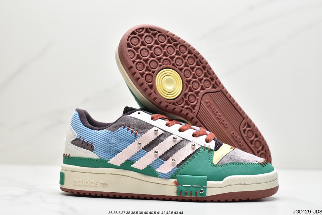 Melting Sadness x Adidas Clover Originals Forum 84 Low ”Karoro” Rome Series Sneakers GW8724