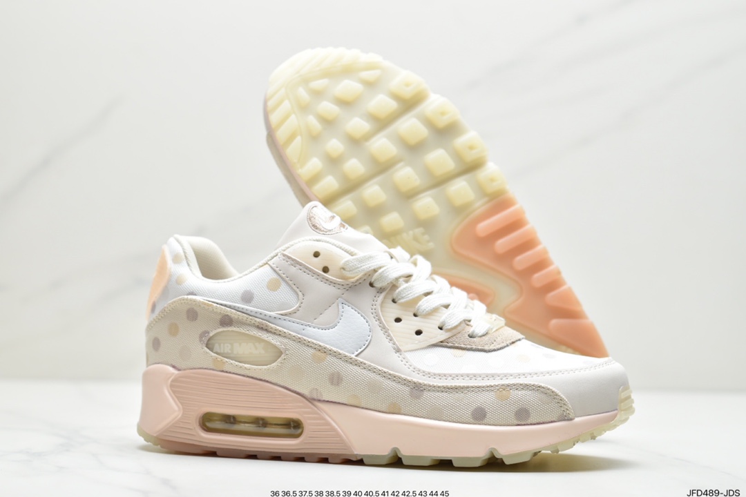 170 耐克Mens Shoes Nik/e Air Max 90 经典复古气垫百搭休闲运动慢跑鞋CZ3950-100