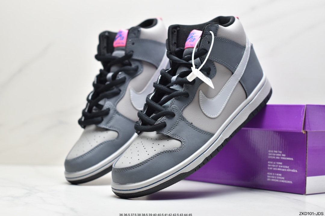 270 耐克 Nike Dunk SB High Pro 扣篮系列高帮经典百搭休闲运动板鞋DJ9800-001