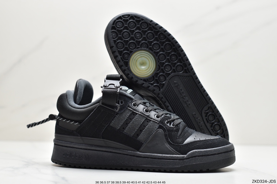 Campus style BAdidas Bunny Adidas Forum Buckle Low Easter egg magic buckle retro sneakers GW0265