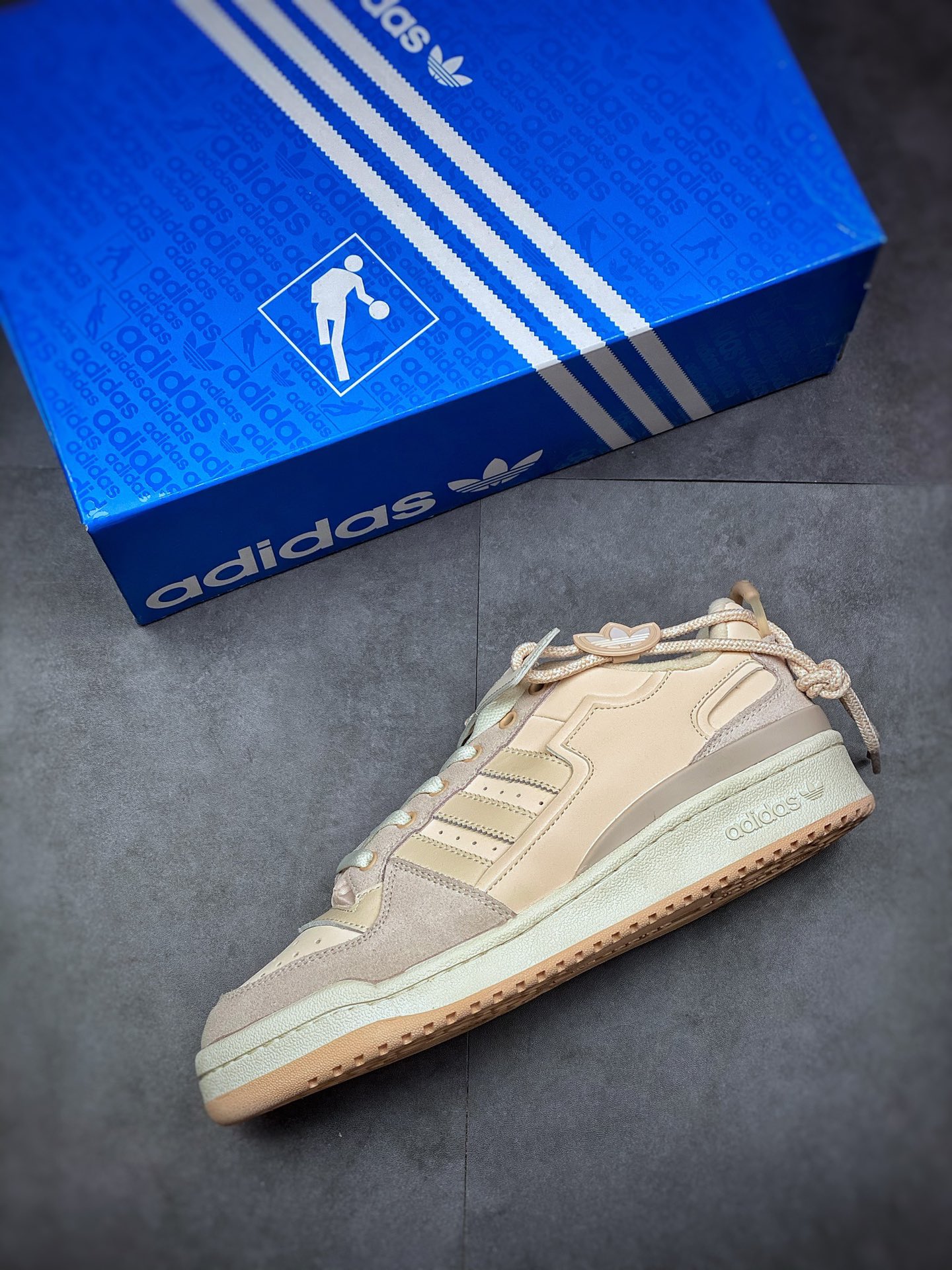 Adidas Clover Originals Forum 84 Low Rome series Velcro low to help retro lace all-match casual sports shoes GX3659
