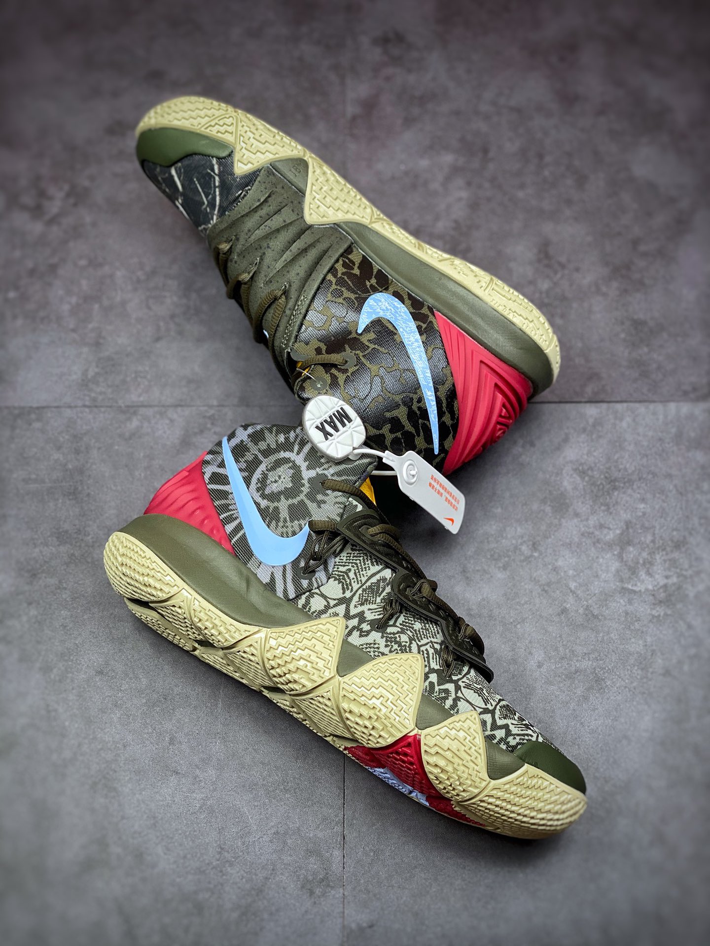 290 #灭世 NIKE Kybrid 欧文S2 军绿迷彩鸳鸯 实战篮球鞋 CT1971-300