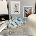 Chanel Chaussures Sandales Peau de mouton Série d'été La plage 1 Chanel Chaussures Sandales Peau de mouton Série d’été La plage