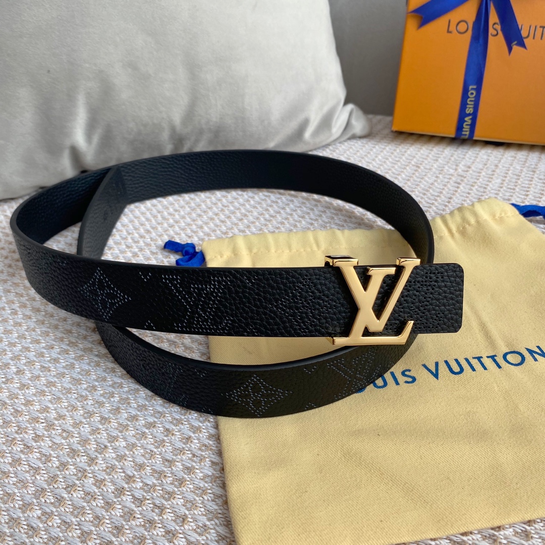 Louis Vuitton Belts Women Calfskin Cowhide