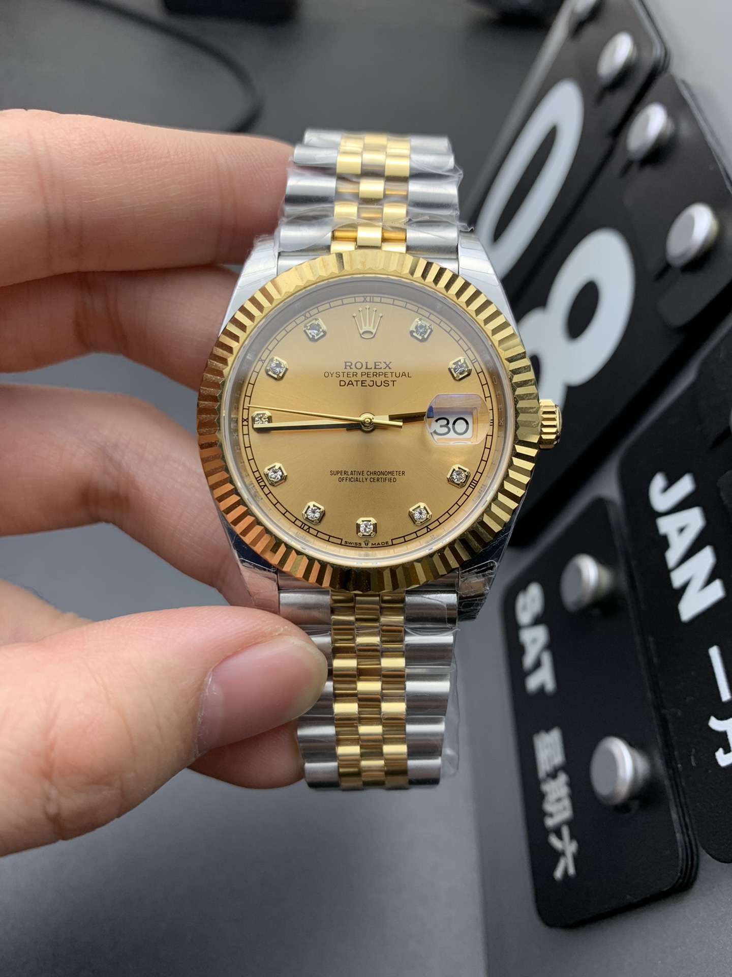 ROLEX ロレックス EW コンビ デイトジャスト - トップクオリティ