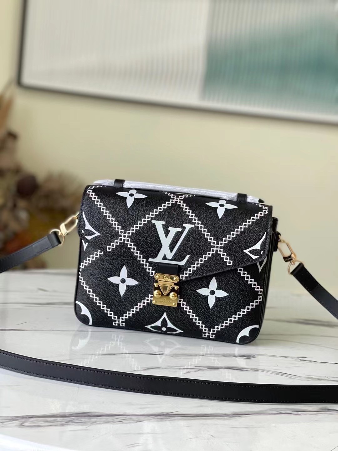 Louis Vuitton LV Pochette MeTis Bags Handbags Sale Outlet Online
 Embroidery Empreinte​ Spring Collection M46028