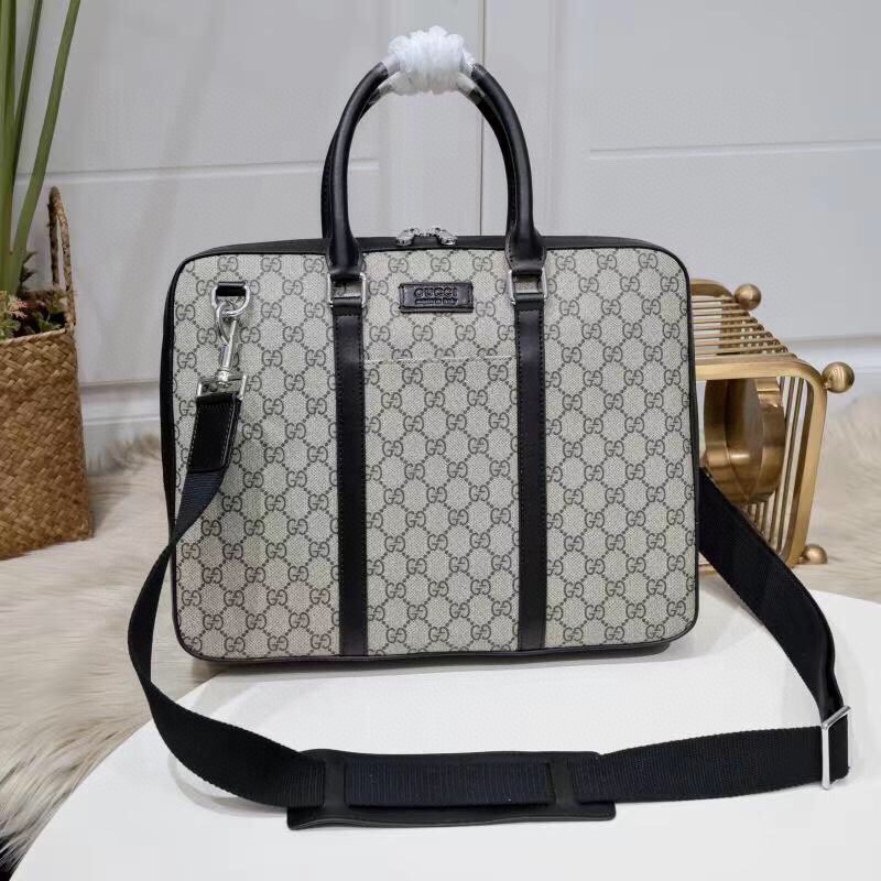 PGUCCI，原单货，实物实拍，款号451169啡pvc克皮头层胎牛皮，尺寸38x29x4.5，