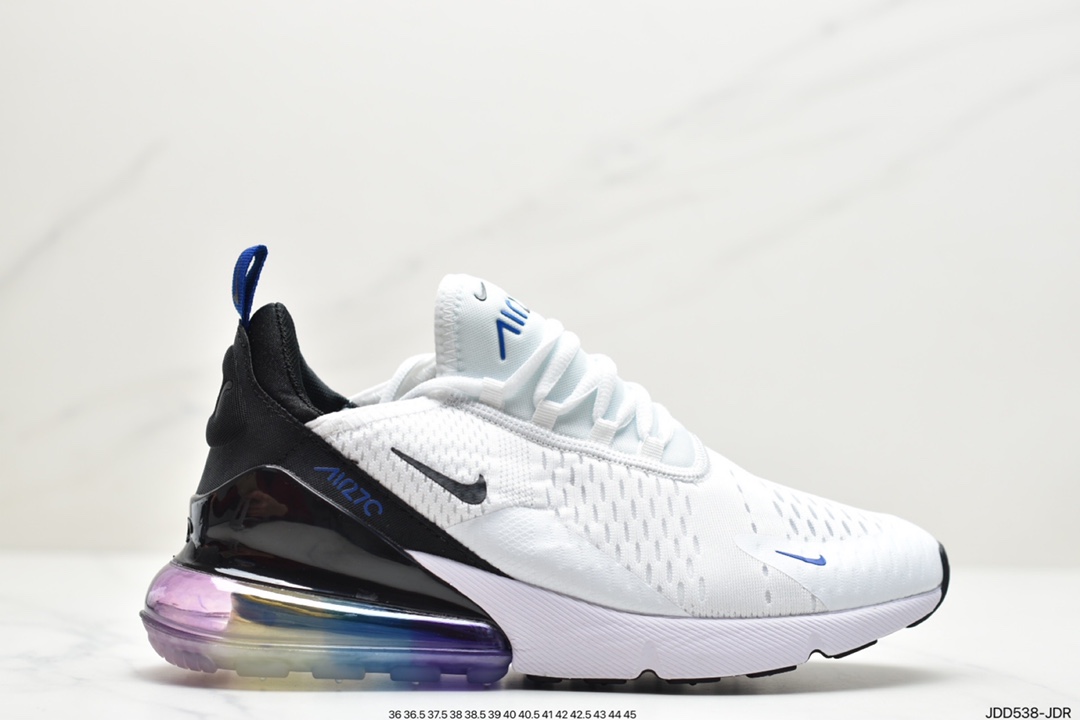 120 耐克Nike NIKE AIR MAX 270 FLYKNIT 混合科技 透气后掌半气垫慢跑鞋  CN7077