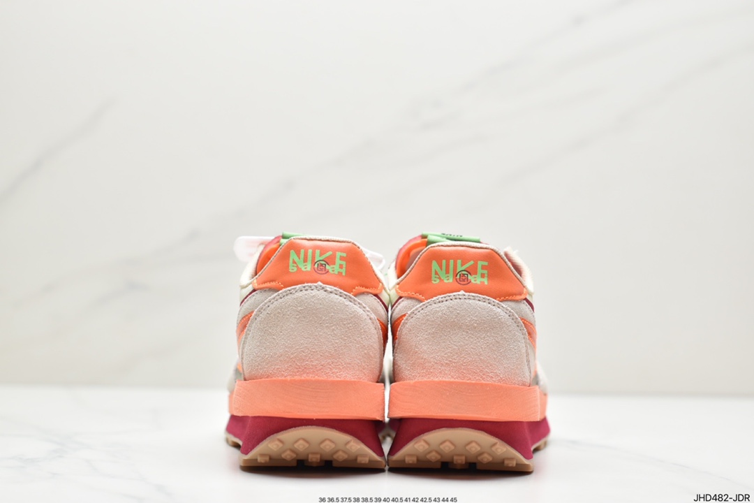 170 Fragment Design x Sacai x NIKE LDWaffle 华夫藤原浩 闪电联名慢跑鞋 DH2684-001