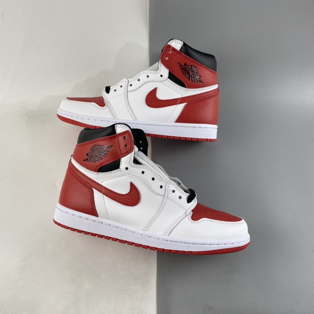 Air Jordan 1 High OG AJ1 Joe 1 White Red Retro High Top Cultural Basketball Shoes 555088-161